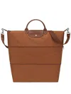 Longchamp Le Pliage Original Lugagge Bag In Brown
