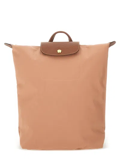 Longchamp Le Pliage Original M Backpack - Recycled Canvas In Pink
