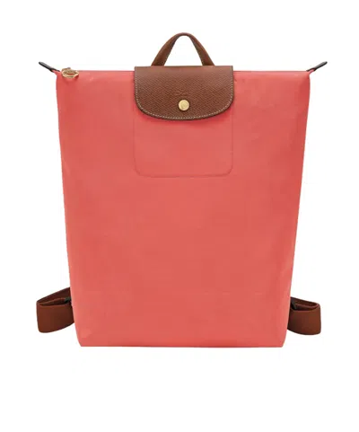 Longchamp Le Pliage Original M Backpack In Red