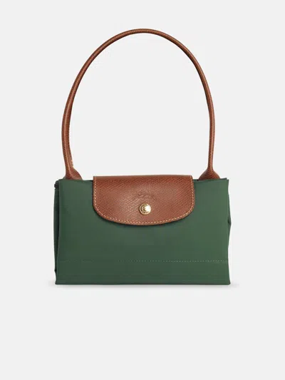 Longchamp 'le Pliage Original' M Bag In English Green Polyamide