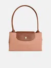 Longchamp Le Pliage Original' M Bag In Pink Tea Polyamide
