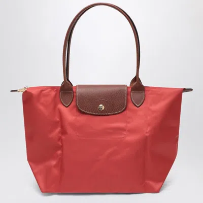 Longchamp Le Pliage Original M Shoulder Bag In Red