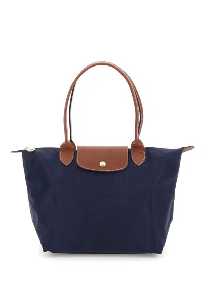 Longchamp Le Pliage Original M Shoulder Bag In Blue