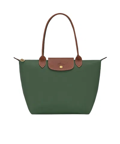 Longchamp Le Pliage Original M Tote Bag In Green