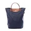 Longchamp Fabric Leather Le Pliage Original Tote Bag 10168089p68 In Blue