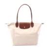 Longchamp Le Pliage Original M Tote Bag Canvas Leather In Sand