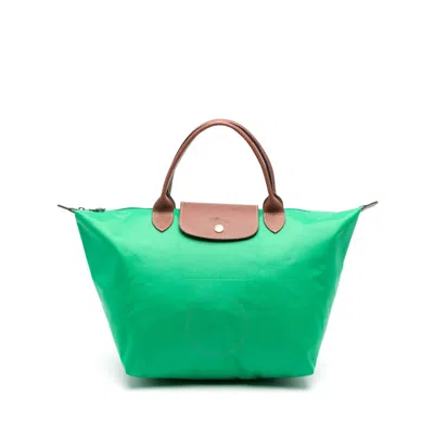Longchamp Le Pliage Original M Tote Bag In Green