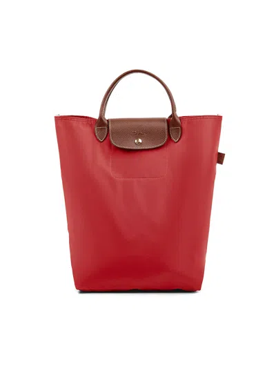 Longchamp Le Pliage Original M Tote Bag In Tomato