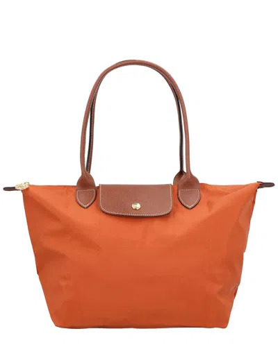 Longchamp Le Pliage Original Medium Canvas Tote In Brown