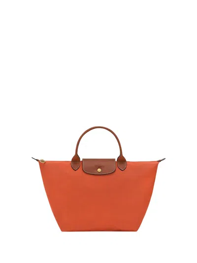 Longchamp `le Pliage Original` Medium Handbag In Yellow