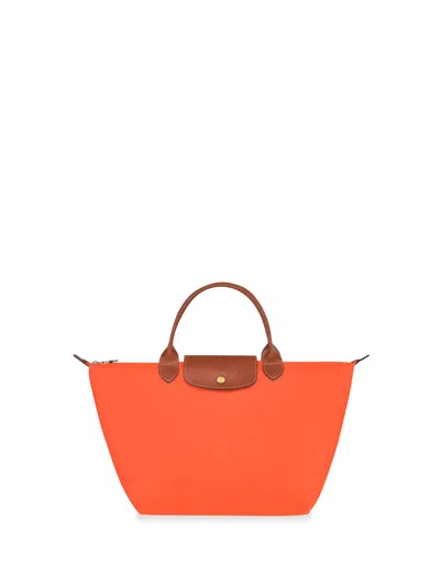 Longchamp `le Pliage Original` Medium Handbag In Yellow