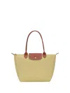 Longchamp `le Pliage Original` Medium Tote Bag In Green