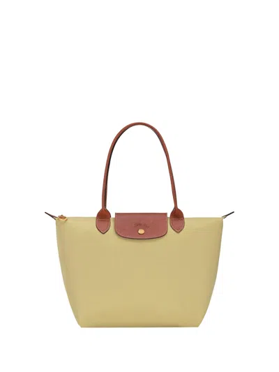Longchamp `le Pliage Original` Medium Tote Bag In Green