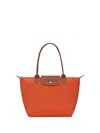 Longchamp `le Pliage Original` Medium Tote Bag In Yellow