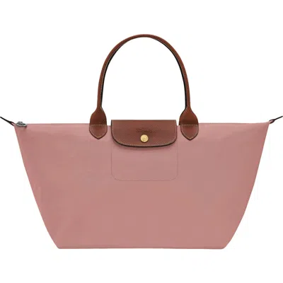 Longchamp Le Pliage Original Nylon Top Handle Bag In Pink