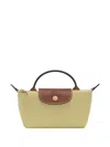 Longchamp Le Pliage Original Pouch Bag In Green