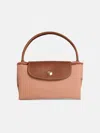 Longchamp 'le Pliage Original' S Bag In Pink Tea Polyamide