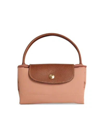 Longchamp 'le Pliage Original' S Bag In Pink Tea Polyamide