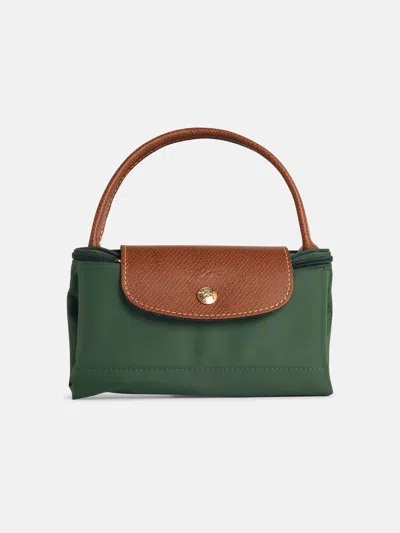 Longchamp 'le Pliage Original' S English Green Polyamide Bag