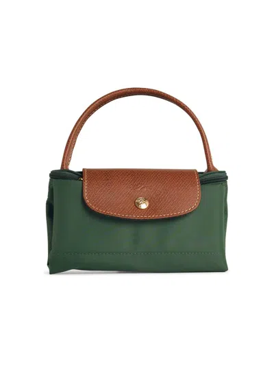 Longchamp 'le Pliage Original' S English Green Polyamide Bag