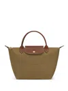 Longchamp Le Pliage Original Small Canvas Handbag In Verde
