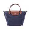 Longchamp Le Pliage Original S Tote Bag Canvas Leather In Blue