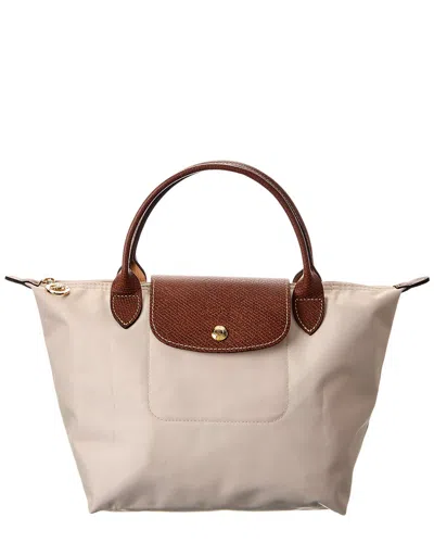 Longchamp Le Pliage Original Small Canvas Handbag In Sand