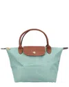 Longchamp Le Pliage Original Small Canvas Handbag In Green