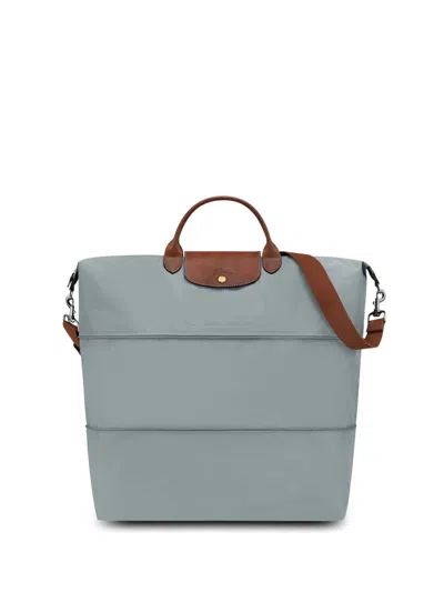 Longchamp `le Pliage Original` Small Extensible Travel Bag In Metallic