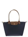Longchamp Le Pliage Original Small Shoulder Bag In Blue