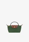Longchamp Le Pliage Original Top Handle Bag In Green