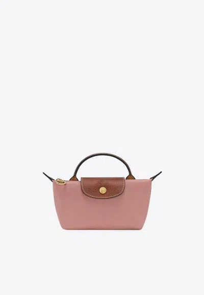 Longchamp Le Pliage Original Top Handle Bag In Pink