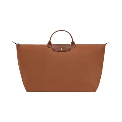 Pre-owned Longchamp Le Pliage Original Xl Travel Bag 'cognac' | Tan | Women's Size Onesize