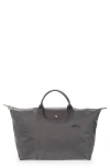 Longchamp Small Le Pliage Original Travel Bag In Graphite