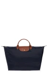 Longchamp Le Pliage Tote Bag In Marine
