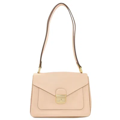 Pre-owned Longchamp Le Pliage Pink Leather Shoulder Bag ()