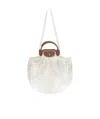 Longchamp Sac Filet L Le Pliage Filet In White