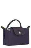 Longchamp Le Pliage Recycled Canvas Cosmetics Case In Bilberry