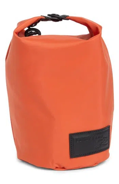 Longchamp Le Pliage Rescue Zip Pouch In Orange