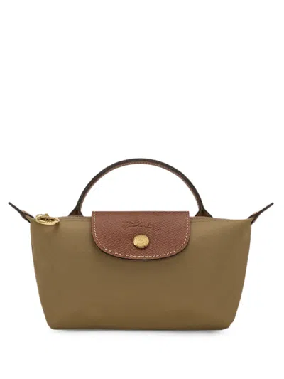 Longchamp Le Pliage Shoulder Bag In Green