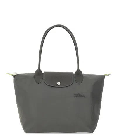 Longchamp Le Pliage Shoulder Bag In Grey