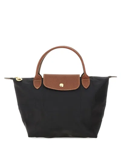 Longchamp Le Pliage Small Handbag In Black