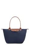 Longchamp Le Pliage Small Tote Bag In Blue