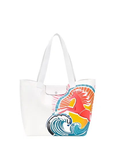 Longchamp `le Pliage Surf` Large Tote Bag In Multi