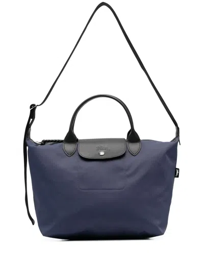 Longchamp Le Pliage Top-handle Tote In Blue