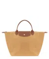 Longchamp Le Pliage Medium Bag In Beige