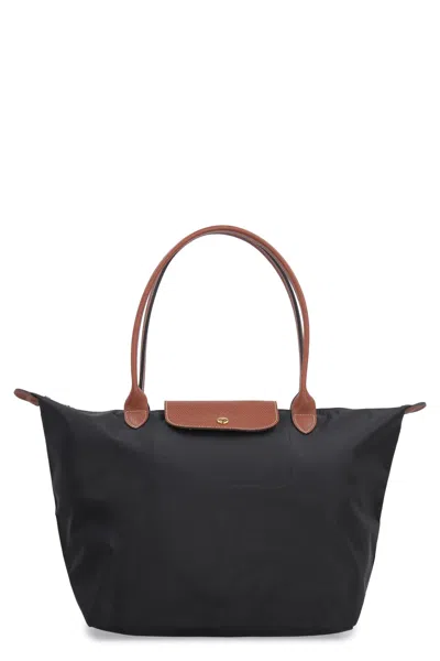 Longchamp Le Pliage Tote Bag In Black