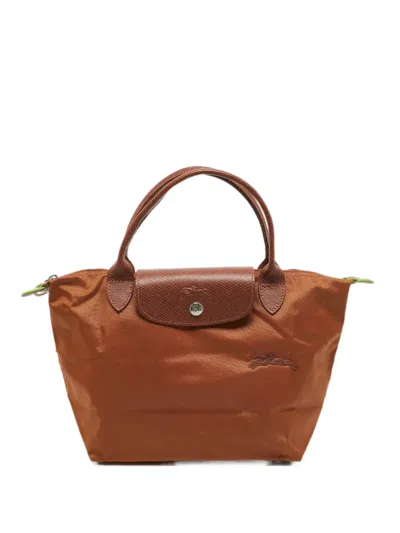 Pre-owned Longchamp Le Pliage Tote Bag In Brown