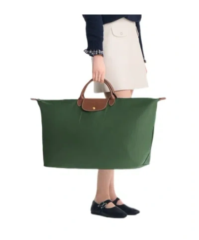 Longchamp Le Pliage Tote Bag In Green