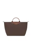 Longchamp Large Le Pliage Original Travel Bag In Brown